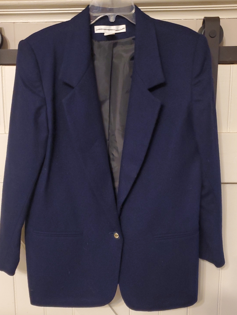 Classic Navy Women's Blazer Jacket - Timeless Tailored Style